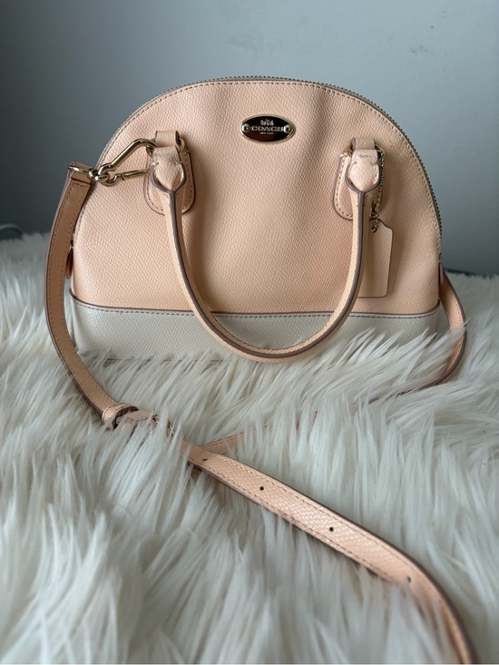 Coach Handbags - Coach Crossgrain Cora Domed
Satchel Handbag